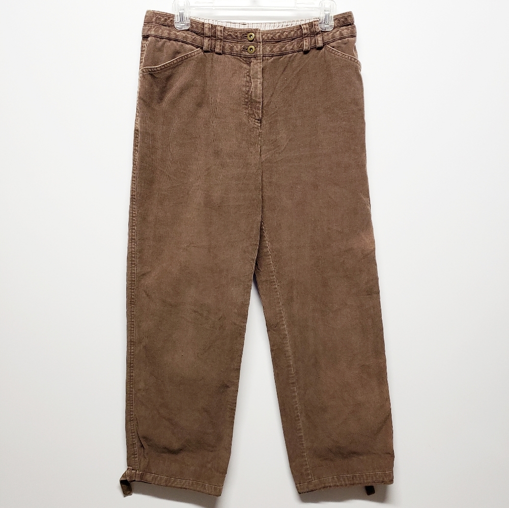 Garnett Hill Brown Corduroy Pants Size 8